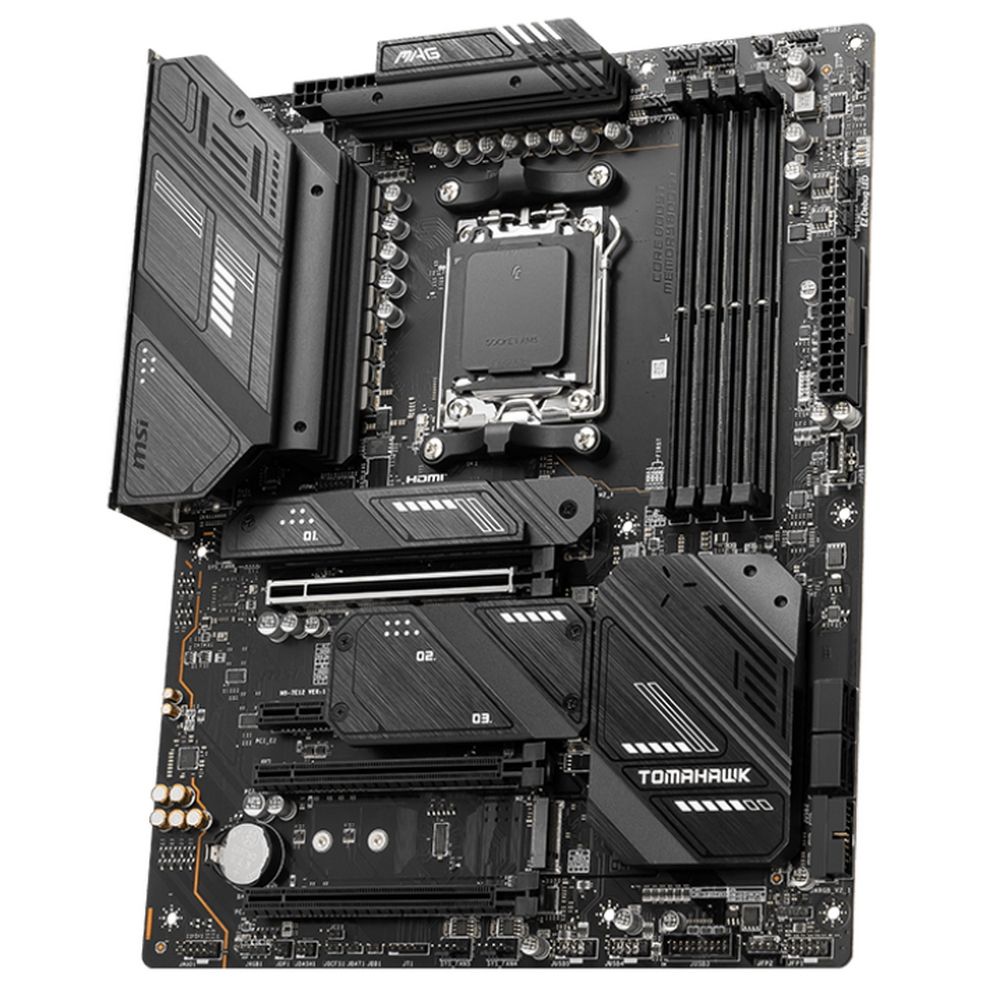 Материнская плата MSI MAG X670E TOMAHAWK WIFI/MS-7E12/MAG X670E TOMAHAWK WIFI\601-7E12-020,11\801-7E12-001\ STD MAGX670E TOMAHAWK WIFI,X670,AM5,4DDR5,3PCI-Ex16,1PCI-Ex1,4M.2,4SATA3,1USB3.2Gen2x2,4USB3\