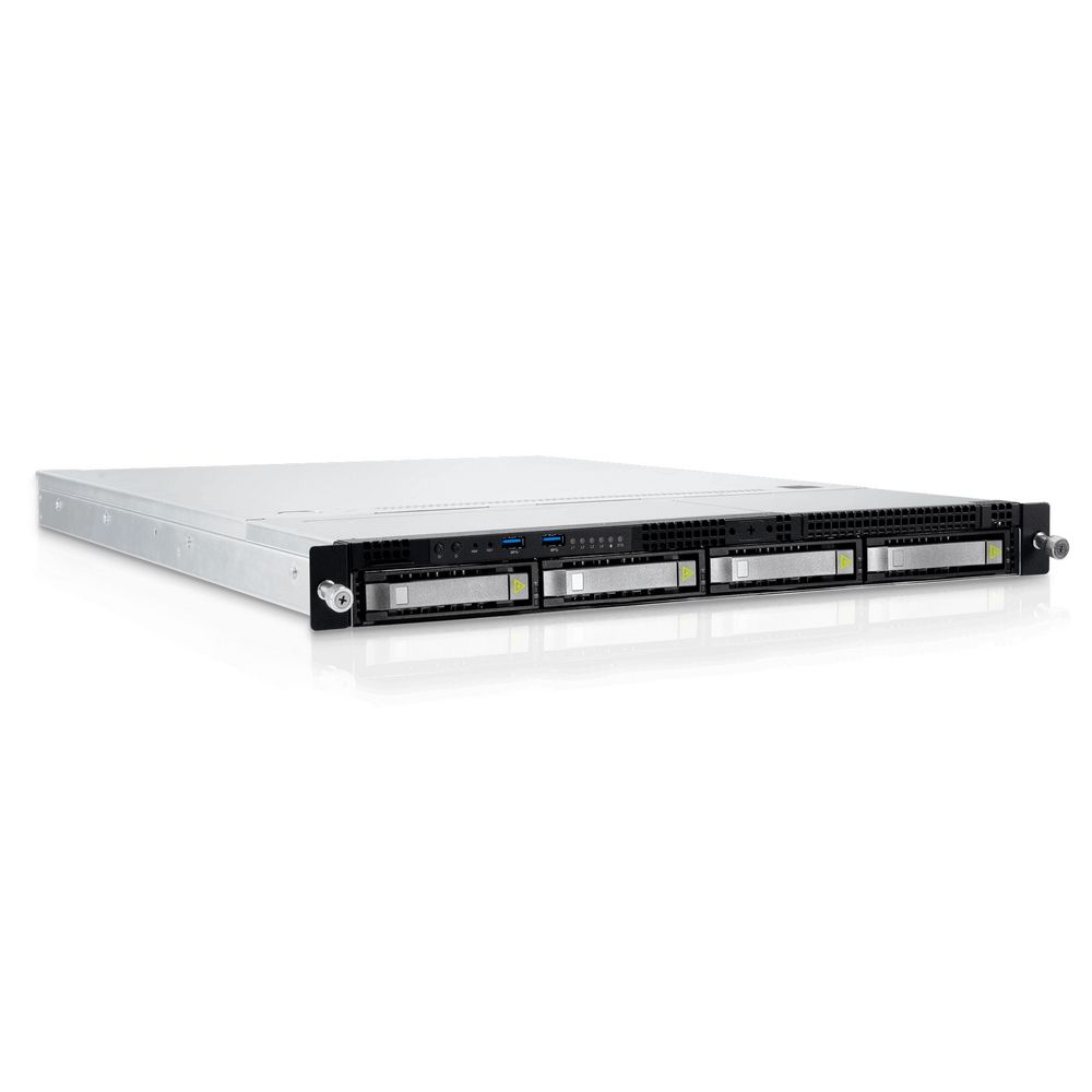 Корпус In-Win Компьютерный IW-RS104-07 Single 650w Acbel/FAN 4056mm*6/SLIMSAS*4 BP)/2.5"/3.5" hot-swap HDD tray (gray color)*4/28"RAIL/power cord*2/I/O shield universal/ Riser Card for 1Uxx-07 series , PCIe Gen 3 x 16, left-facing 90degree