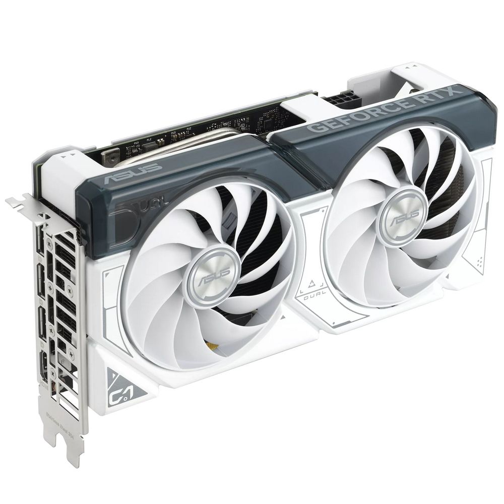 Видеокарта ASUS DUAL-RTX4060TI-O8G-WHITE /RTX4060TI,HDMI*1,DP*3,8G,D6