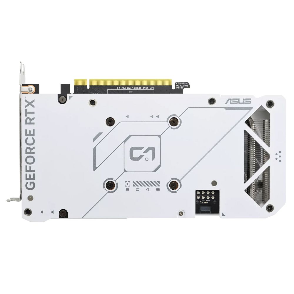 Видеокарта ASUS DUAL-RTX4060TI-O8G-WHITE /RTX4060TI,HDMI*1,DP*3,8G,D6