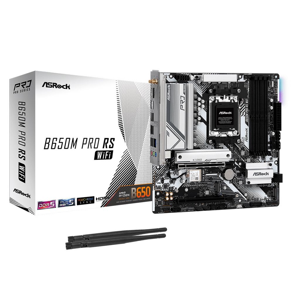 Материнская плата ASRock B650M PRO RS WIFI, RTL