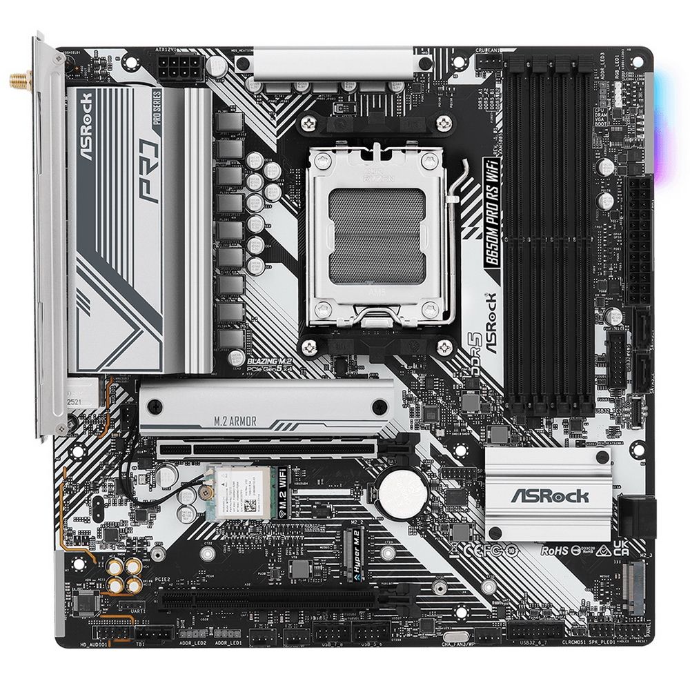 Материнская плата ASRock B650M PRO RS WIFI, RTL