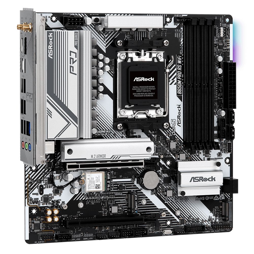 Материнская плата ASRock B650M PRO RS WIFI, RTL