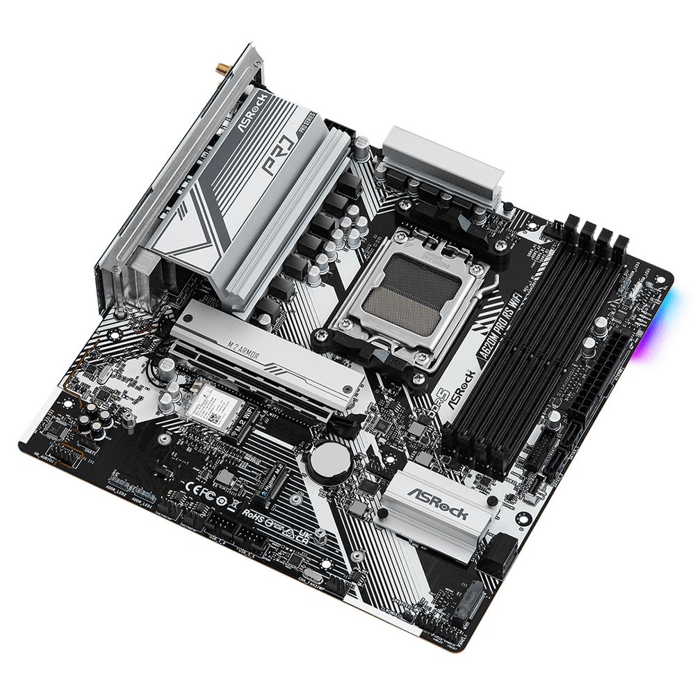 Материнская плата ASRock A620M PRO RS WIFI, RTL