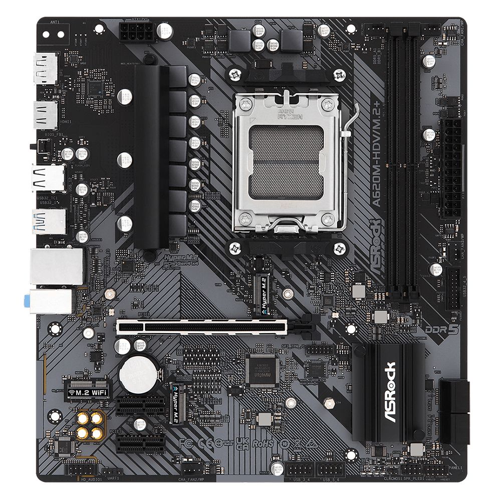 Материнская плата ASRock A620M-HDV/M.2+, RTL