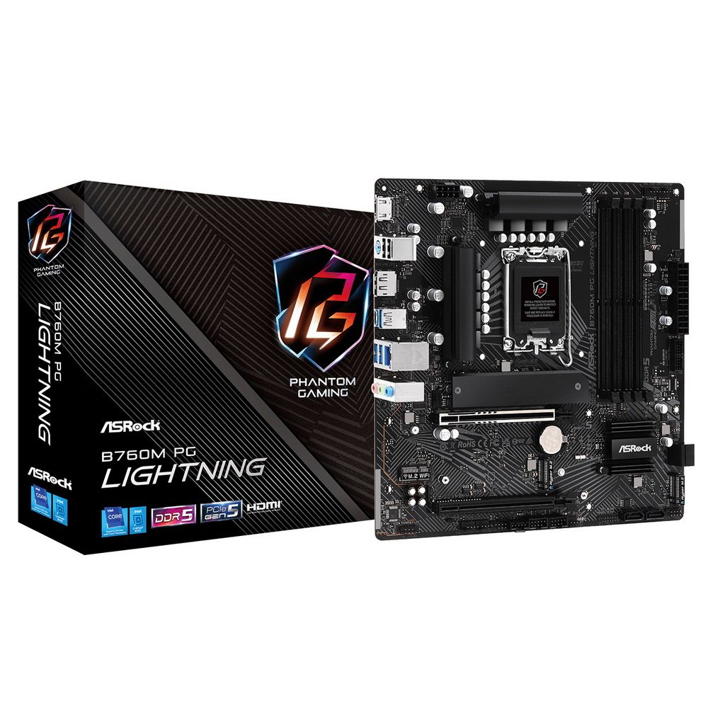 Материнская плата ASRock B760M PG LIGHTNING, RTL