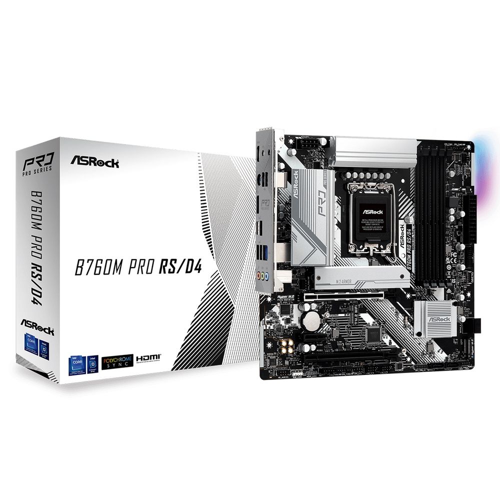 Материнская плата ASRock B760M PRO RS/D4, RTL