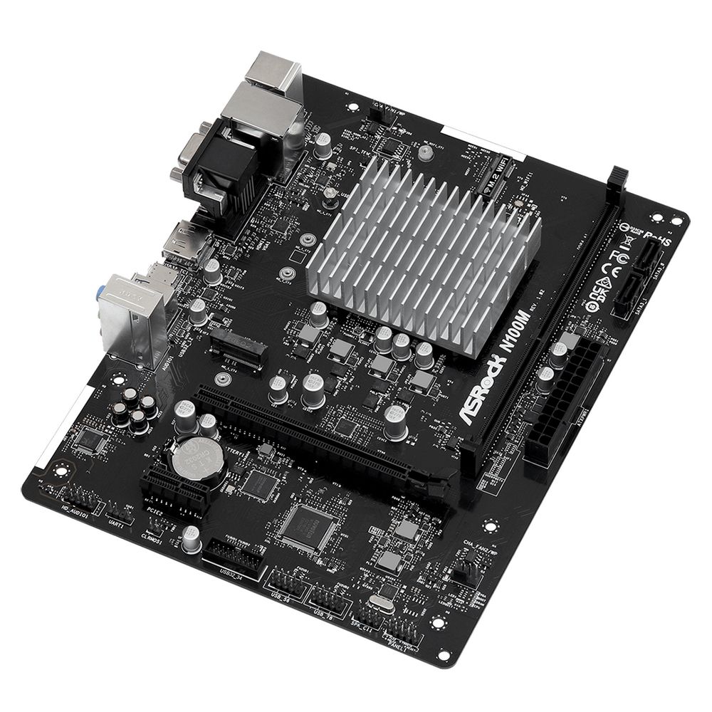 Материнская плата ASRock N100M, RTL