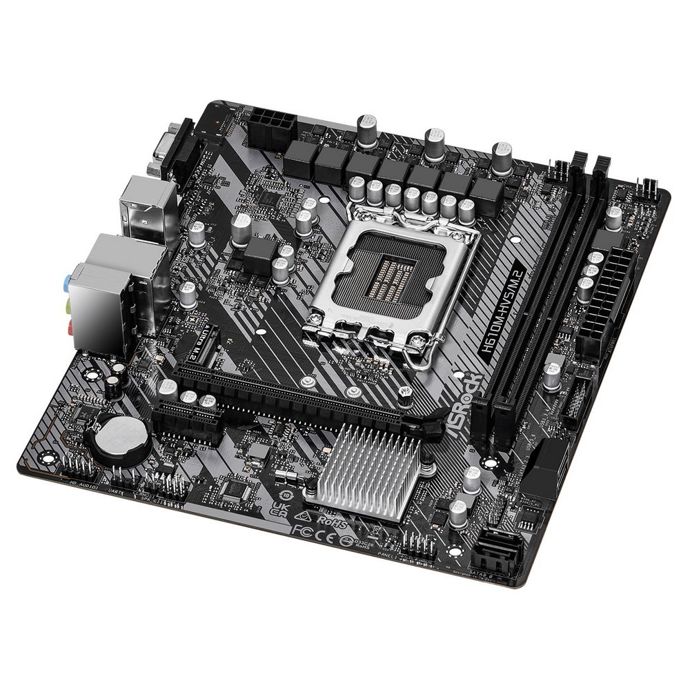 Материнская плата ASRock H610M-HVS/M.2 R2.0, RTL
