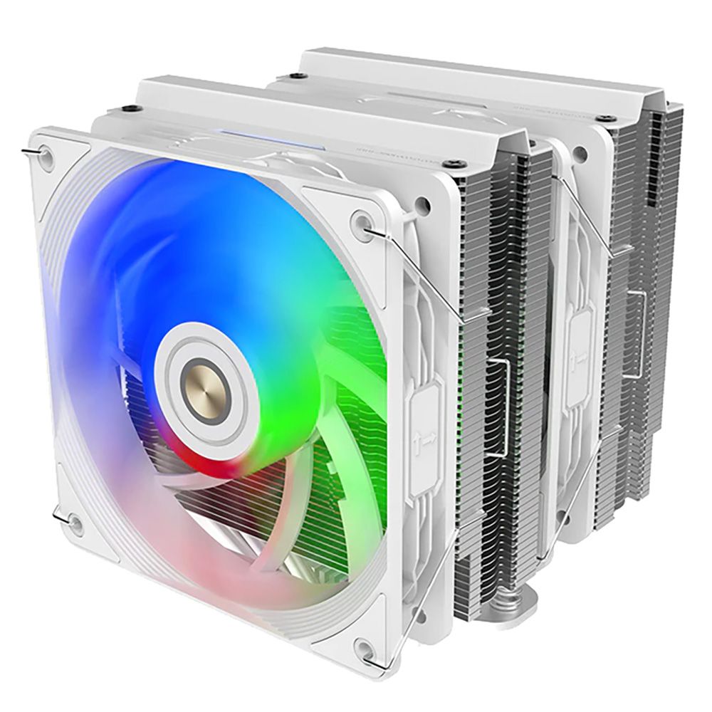 Вентилятор ALSEYE CPU COOLER N600W-DT-HY white
TDP:250W
Product Dimension: 125 x 143 x 158mm
Heat Pipe: Ø6mm x 6 pcs
Fan Dimension: 120x120x25mm
Voltage: DC 12V
Current: 0.24~0.48A
Fan Speed: 800~1800RPM±10%
Air Flow: 31.18~73.92CFM±10%
Air Pressure: 0.56~2.1mm/H2O±10%
Noise Level: 20~33.2dB(A)