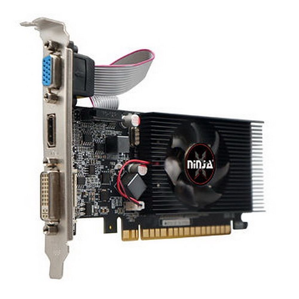 Видеокарта Ninja (Sinotex) GT610 1GB DDR3 64bit VGA DVI HDMI 1FAN LP RTL