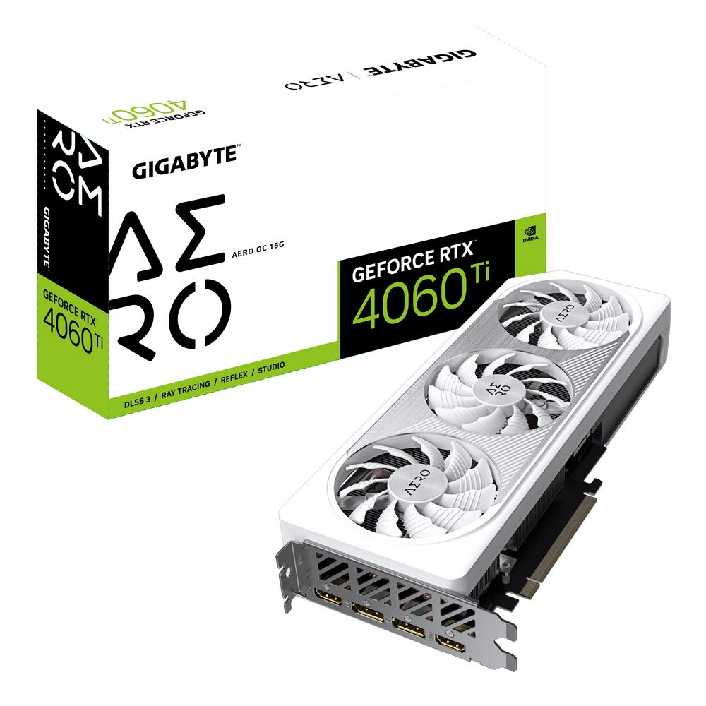 Видеокарта Gigabyte RTX4060Ti AERO OC 16GB