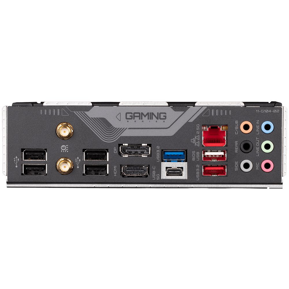 Материнская плата Gigabyte B760 GAMING X AX, Socket 1700, Intel®B760, 4xDDR5-4800, HDMI+DP, 3xPCI-Ex16, 4xSATA3(RAID 0/1/5/10), 3xM.2, 8Ch Audio, 2.5GLan, WiFi, (4+4)xUSB2.0, (3+2)xUSB3.2, (1+1)xUSB3.2 Type-C™, ATX, RTL