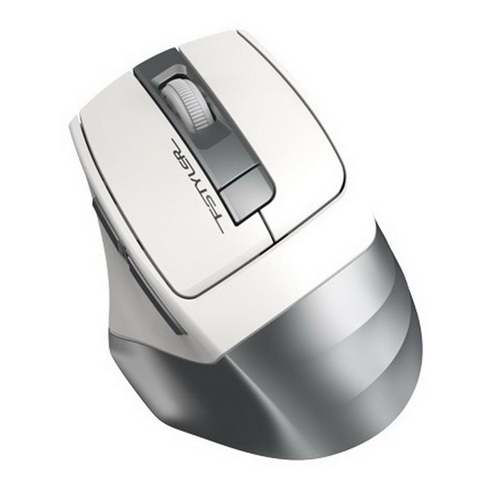 Мышь A4Tech Fstyler FG35 серебристый/белый оптическая (2000dpi) беспроводная USB (6but) FG35 SILVER