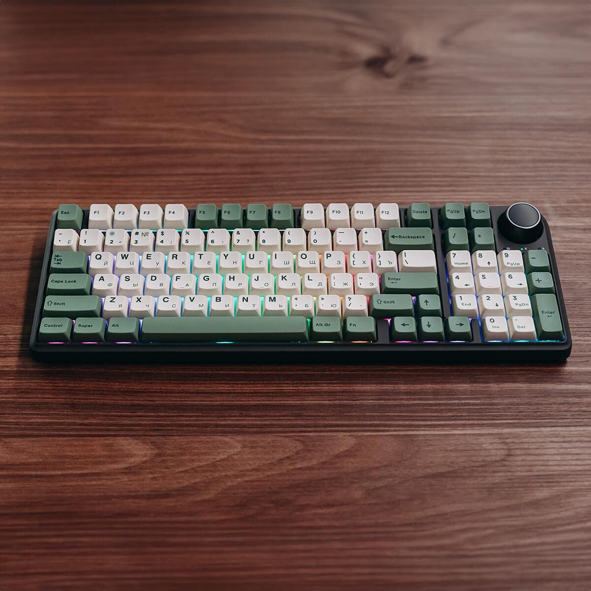 Клавиатура Epomaker TH96 Pro Keyboard Budgerigar Black Botanic Garden