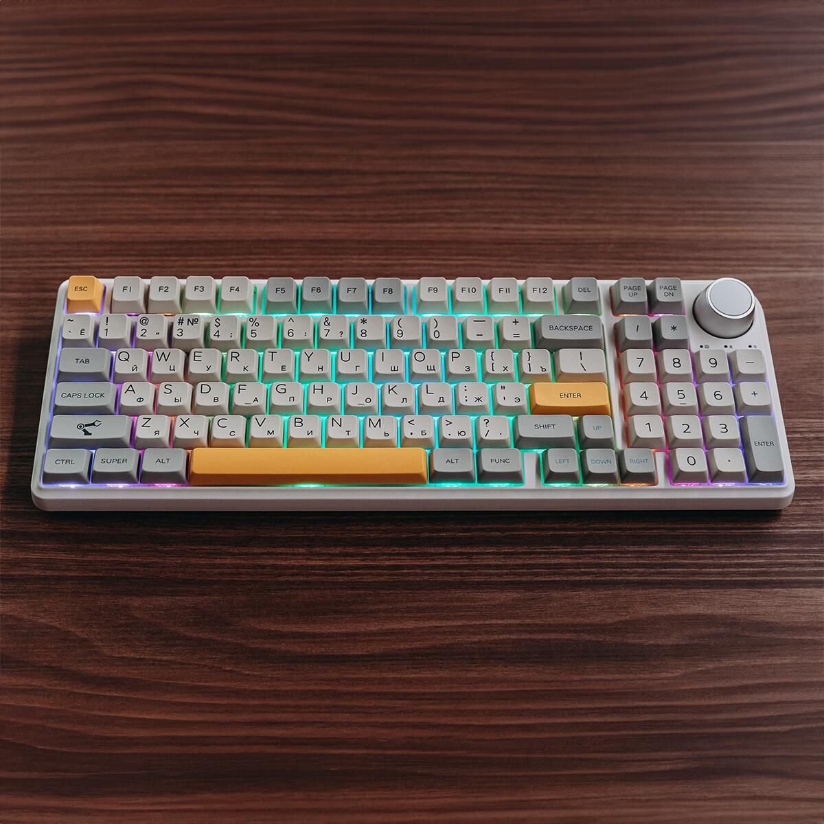 Клавиатура Epomaker TH96 Pro Keyboard Gateron Blue White Theory