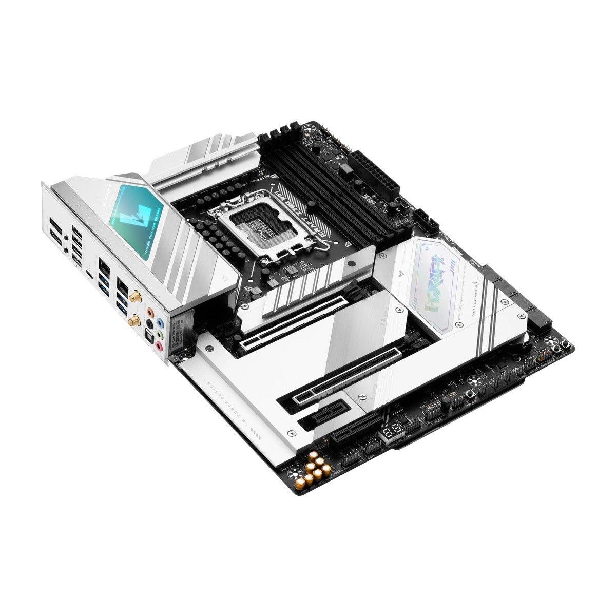 Материнская плата Maxsun MS-iCraft Z790 WIFI Z790, LGA1700, 4*DDR5, 1*PCIEx16, 2*PCIEx4, 1*PCIEx1, 4*M.2, 2*TypeC, 6*USB3.2Gen1, 7*USB2.0, 4*SATA3.0, 2*2.5G, DP, HDMI, ATX, RTL