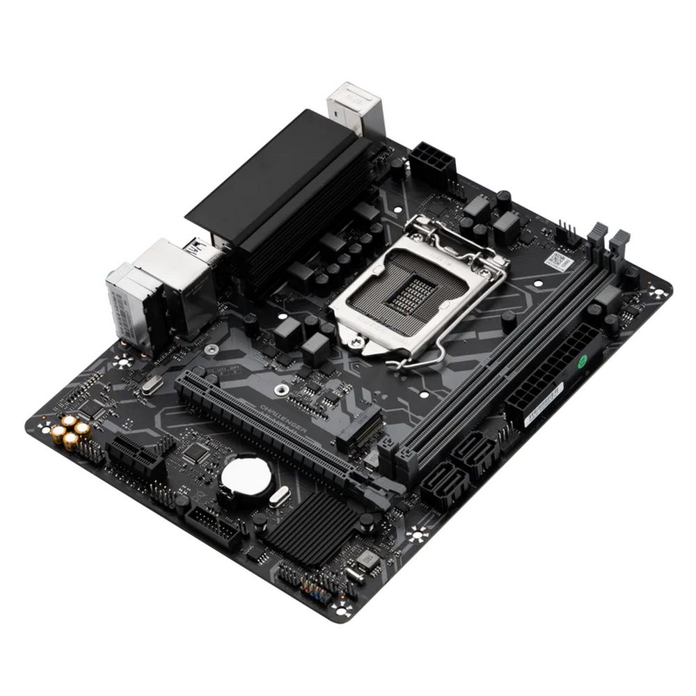 Материнская плата Maxsun MS-Challenger H510M-R H510, LGA1200, 2*DDR4, 1*PCIEx16, 1*PCIEx1, 1*M.2, 4*USB3.2Gen1, 6*USB2.0, 4*SATA3.0, 1G, VGA, HDMI, M-ATX, RTL
