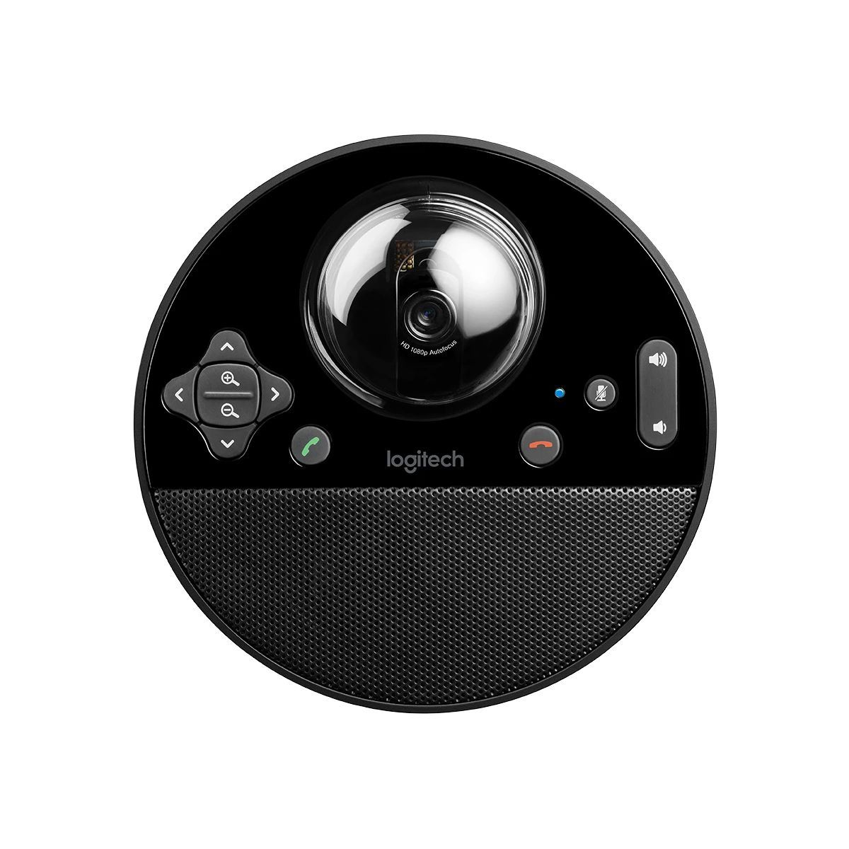 Веб-камера Logitech BCC950 (камера, устройство громкой связи, пульт ДУ), Full HD, 1080p/30fps, zoom 1.2-4x, угол обзора 78°, микрофон с эхо- и шумоподавлением