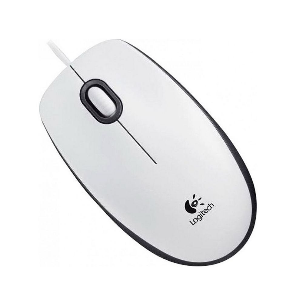 Мышь Logitech M100 White белая, оптическая, 1000dpi, USB, 1.8м, {10}, (070479)