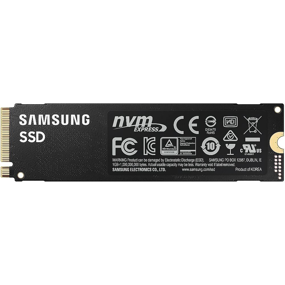 Твердотельный накопитель SSD Samsung 1TB M.2 2280 980 PRO PCIe Gen4x4 with NVMe 7000/5000, IOPS1000/1000K, MTBF 1.5M, 3D NAND TLC, 600TBW, 0,33DWPD
