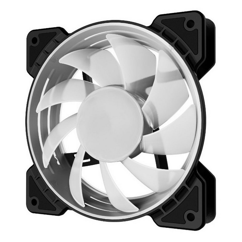 Вентилятор Powercase (M6-14-LED) 5 color LED 140x140x25мм (100шт./кор, Molex, 900±10% об/мин) Bulk