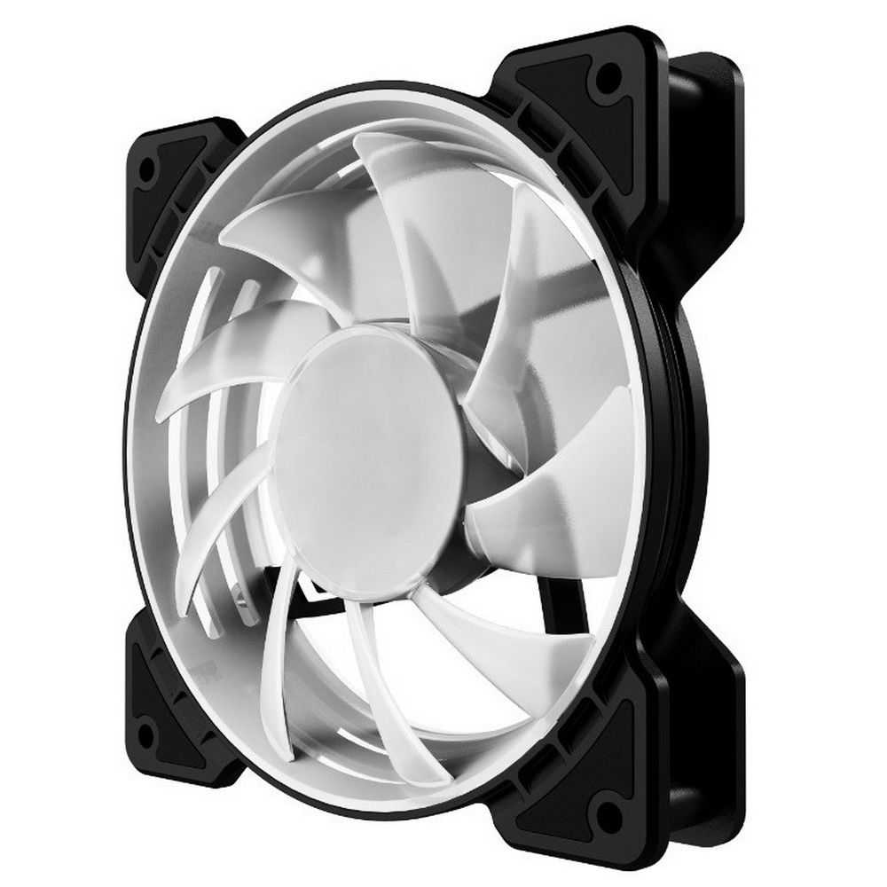 Вентилятор Powercase (M6-14-LED) 5 color LED 140x140x25мм (100шт./кор, Molex, 900±10% об/мин) Bulk