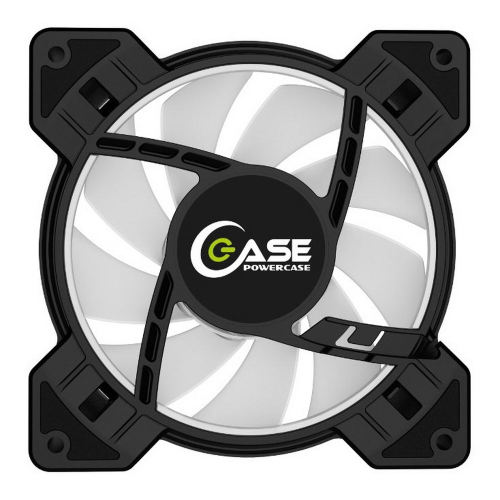 Вентилятор Powercase (M6-14-LED) 5 color LED 140x140x25мм (100шт./кор, Molex, 900±10% об/мин) Bulk