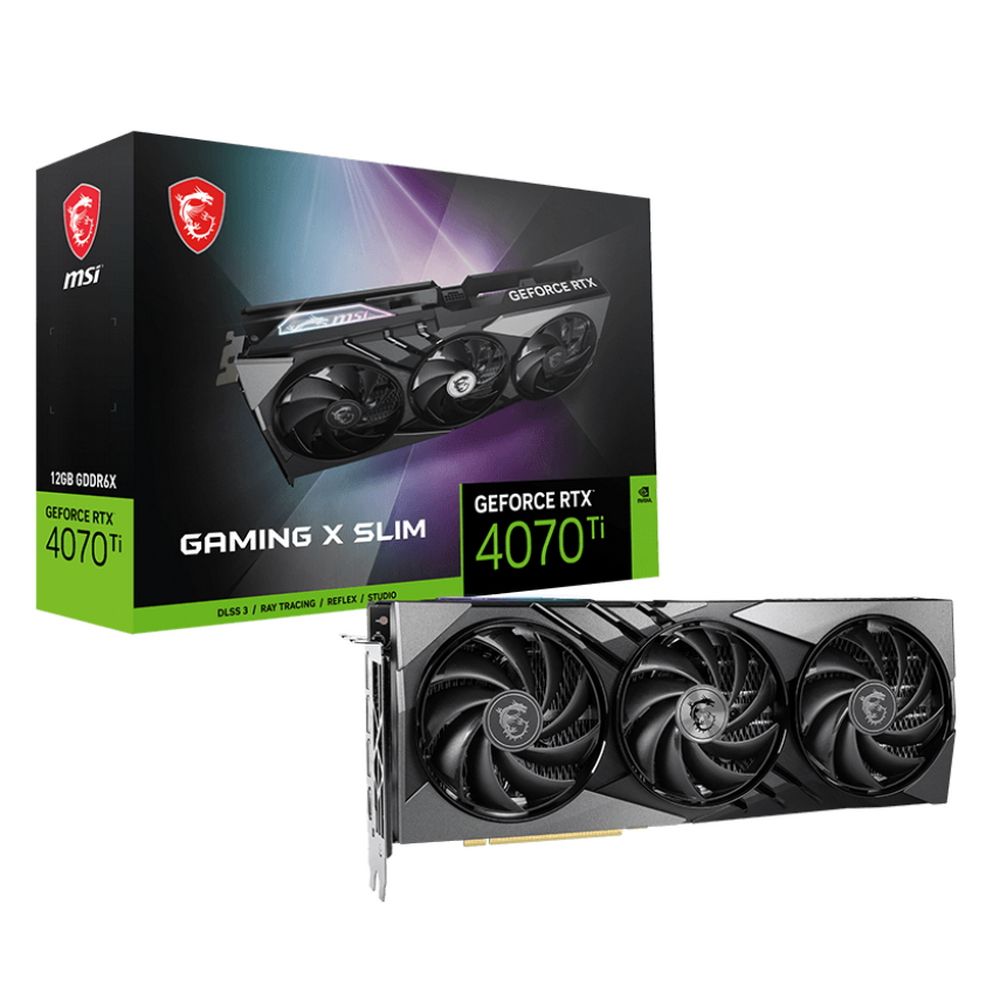 Видеокарта MSI RTX4070Ti GAMING X SLIM 12GB RTL