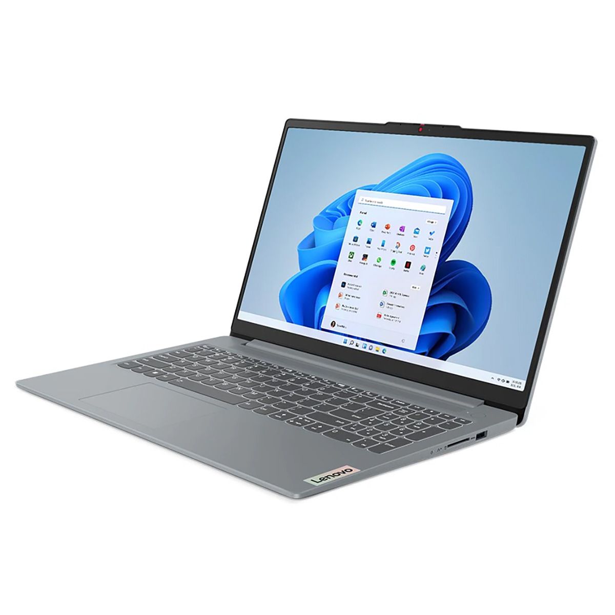 Ноутбук Lenovo IdeaPad Slim 3 15AMN8 Ryzen 5 7520U/8Gb/SSD512Gb/15,6"/IPS/FHD/noOS/grey (82XQ00BDRK)