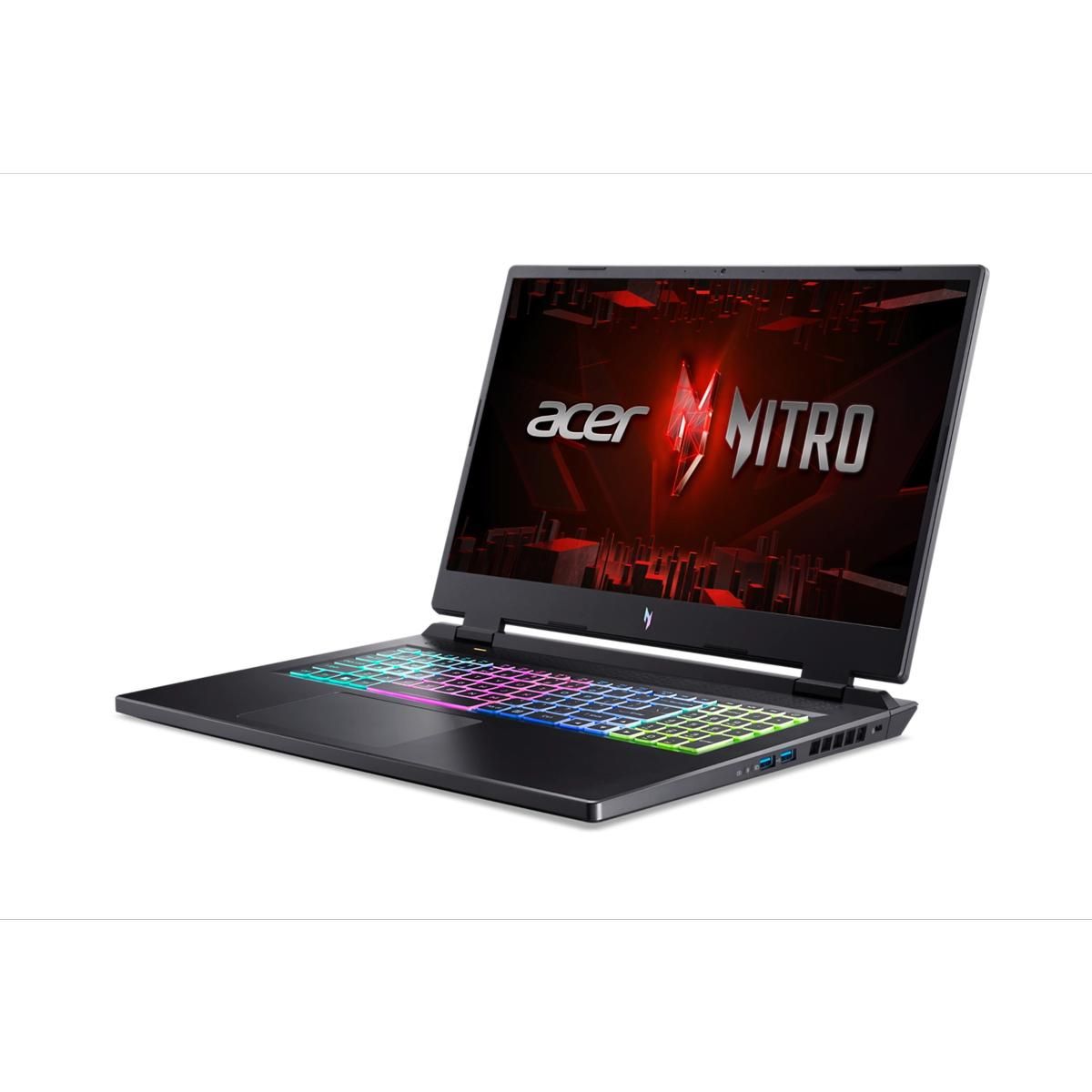 Ноутбук Acer Nitro 17AN17-51 Core i5-13500H/16Gb/SSD1Tb/17,3"/QHD/IPS/165Hz/RTX 4050 6Gb/noOS/Black (NH.QK5CD.002)