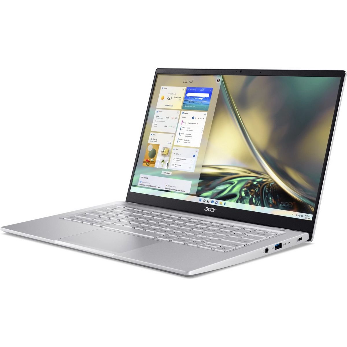 Ноутбук Acer Swift Go 14 SFG14-41-R2U2 AMD Ryzen 5 7530U/16Gb/SSD512Gb/14"/IPS/FHD/60Hz/Win11/Silver (NX.KG3CD.003)