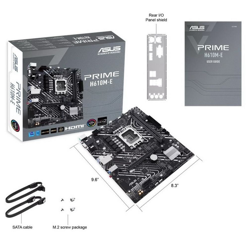 Материнская плата ASUS 90MB1G10-M0EAYC PRIME H610M-E-CSM