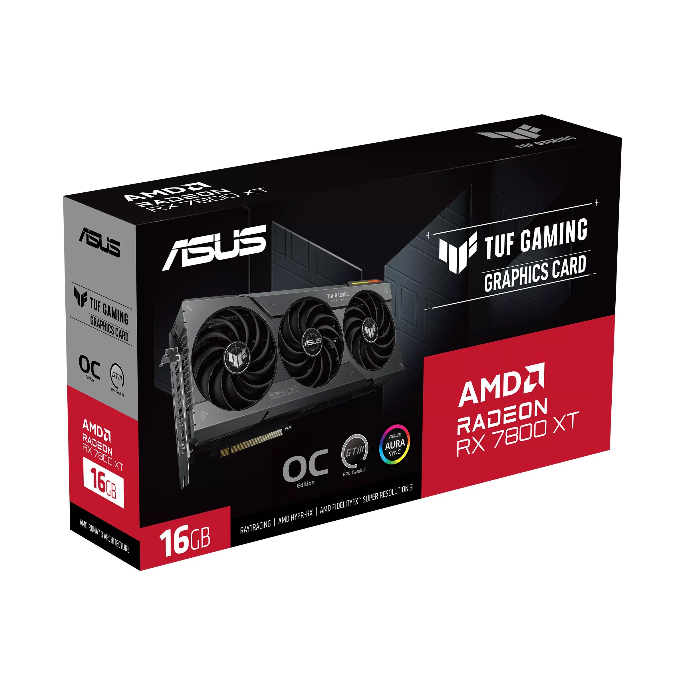 Видеокарта ASUS 90YV0JJ0-M0NA00 TUF-RX7800XT-O16GGAMIN