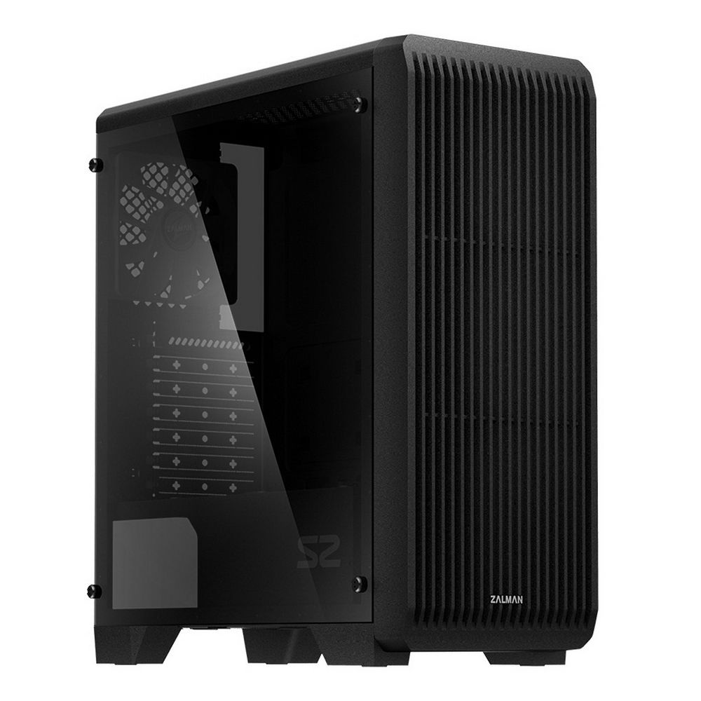 Корпус Zalman S2 TG ATX Mid Tower PC Case, 120mm fan x3, T/G