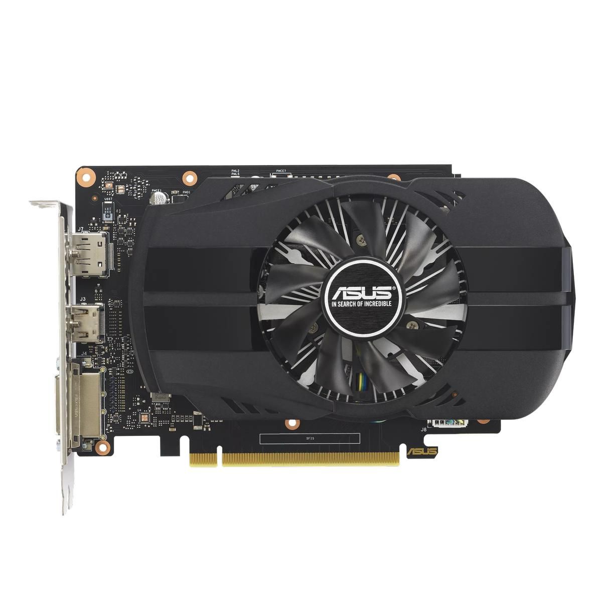 Видеокарта ASUS GTX1630 PHOENIX EVO 4GB GDDR6 64bit DVI DP HDMI 1FAN RTL [PH-GTX1630-4G-EVO]