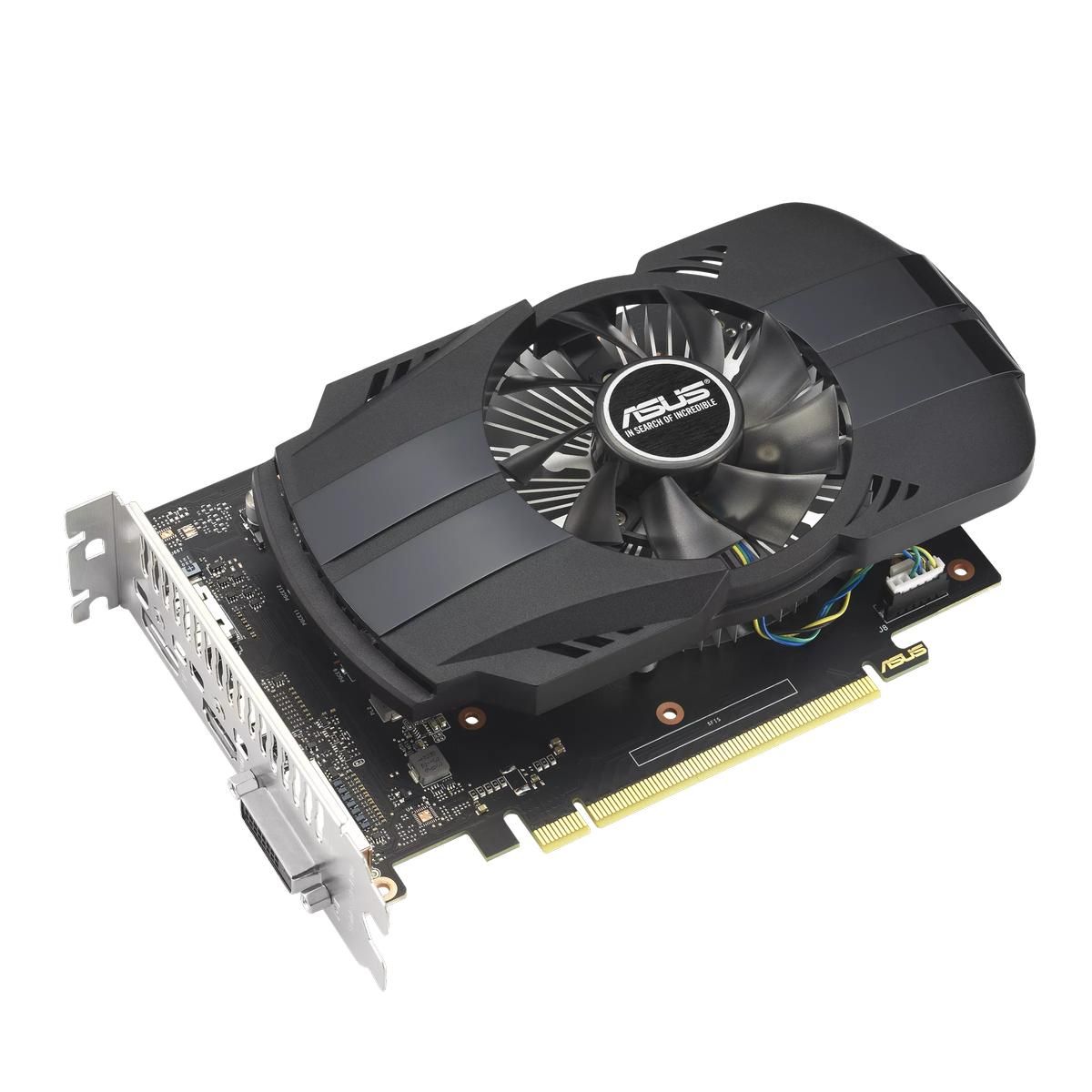 Видеокарта ASUS GTX1630 PHOENIX EVO 4GB GDDR6 64bit DVI DP HDMI 1FAN RTL [PH-GTX1630-4G-EVO]