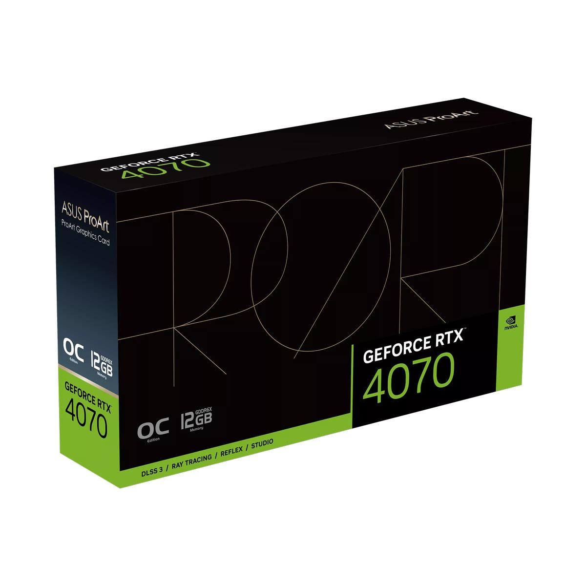 Видеокарта ASUS PROART-RTX4070-O12G /RTX4070,HDMI,DP*3,12G,D6X