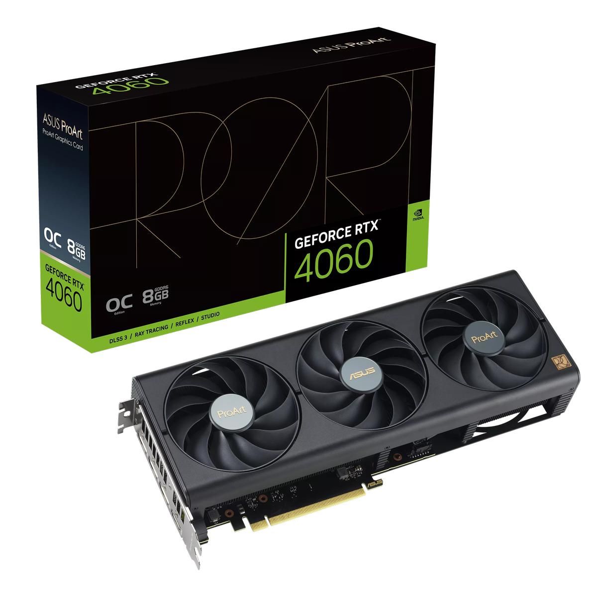 Видеокарта ASUS PROART-RTX4060-O8G /RTX4060 8G,HDMI,DP*3,8G,D6