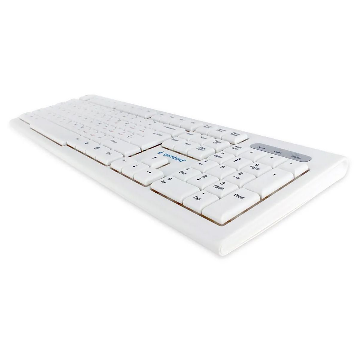 Клавиатура Gembird Клавиатура Gembird KB-8352U USB, белый, 104 клавиши, RTL