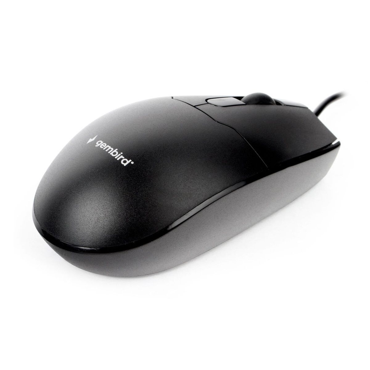 Мышь Gembird MOP-425, USB, черный, 2кн.+колесо-кнопка, 1000 DPI, кабель 1.8м