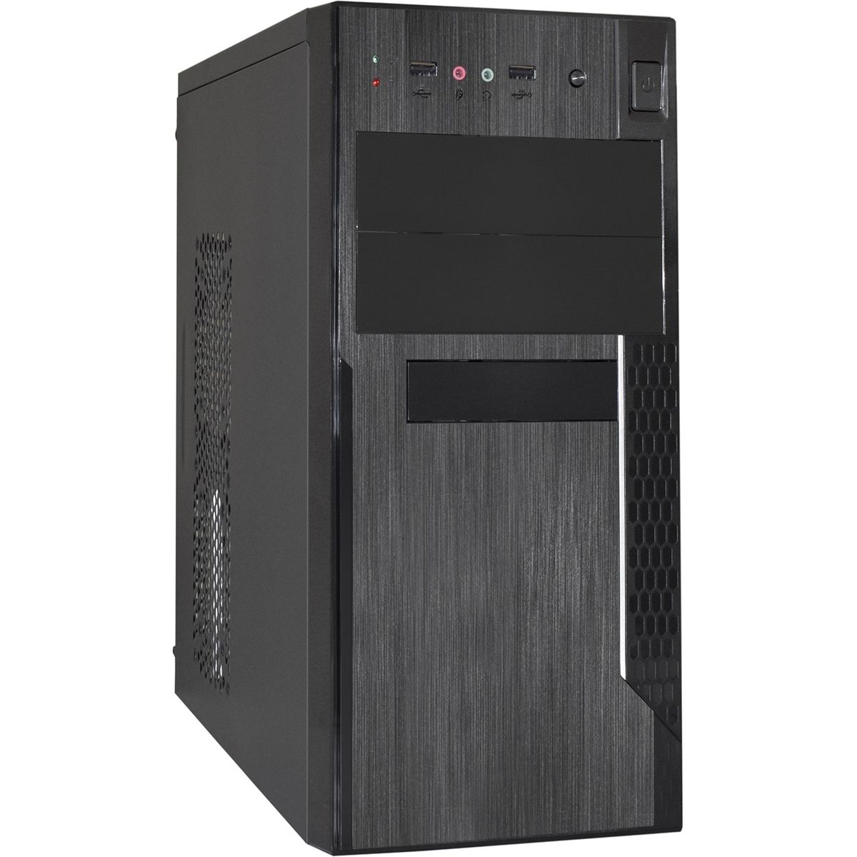 Корпус Exegate Minitower MA-373X mATX, без БП, 2*USB, аудио, черный
