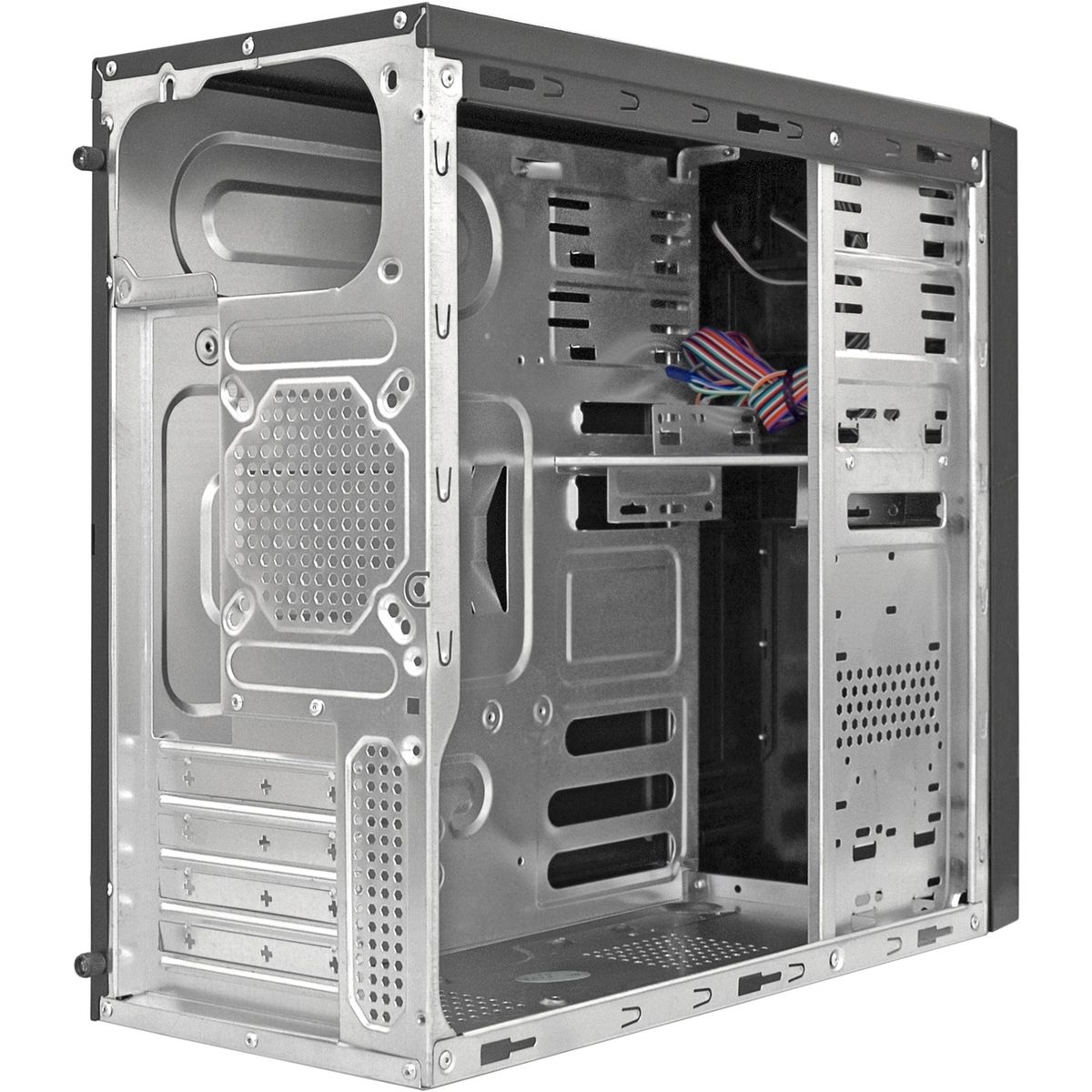 Корпус Exegate Minitower MA-373X mATX, без БП, 2*USB, аудио, черный