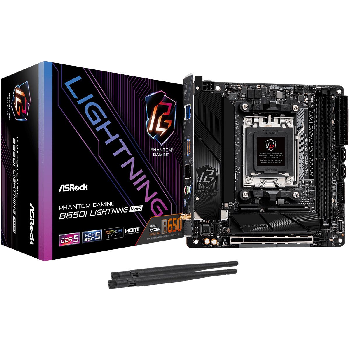 Материнская плата ASRock B650I LIGHTNING WIFI, RTL