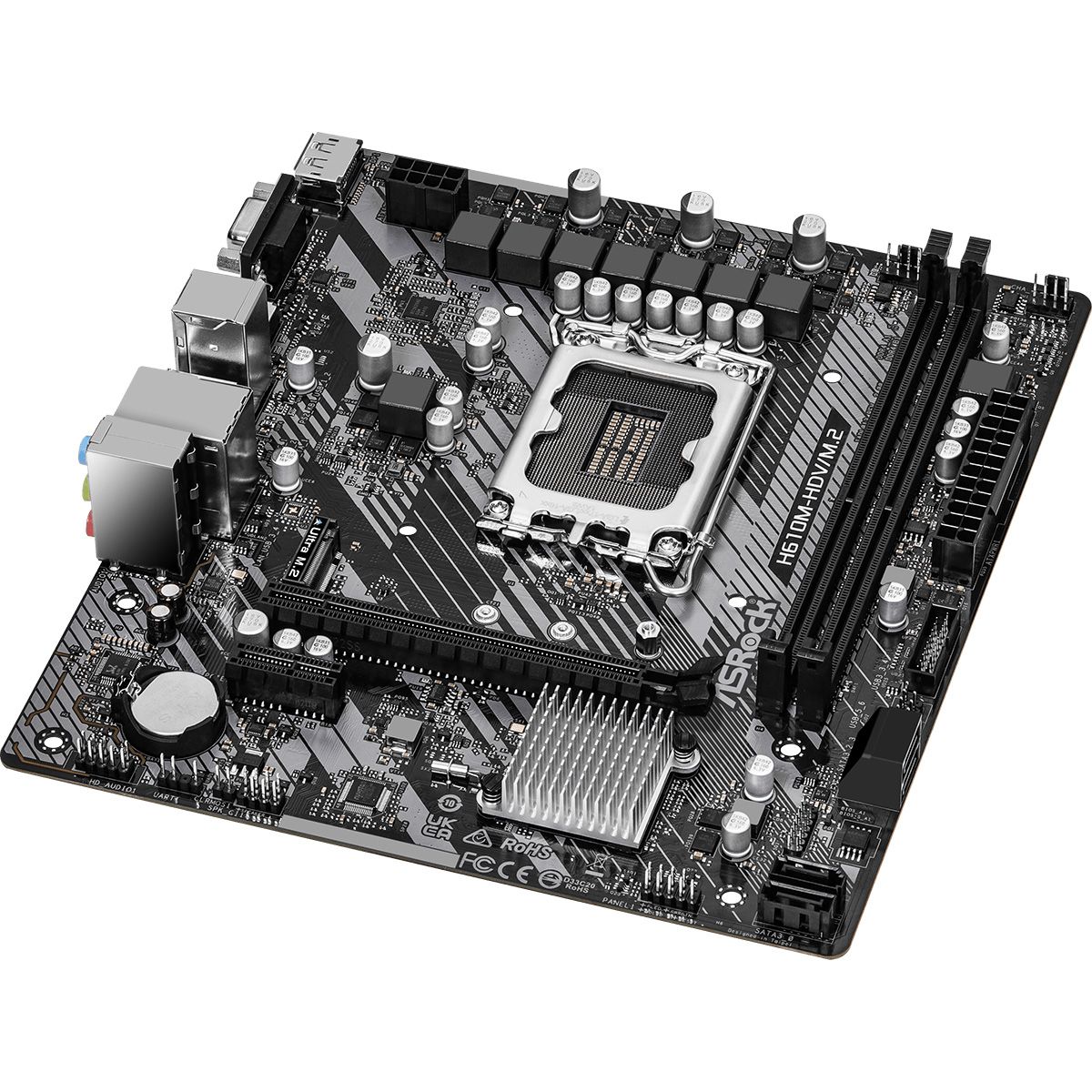 Материнская плата ASRock H610M-HDV/M.2 R2.0, RTL