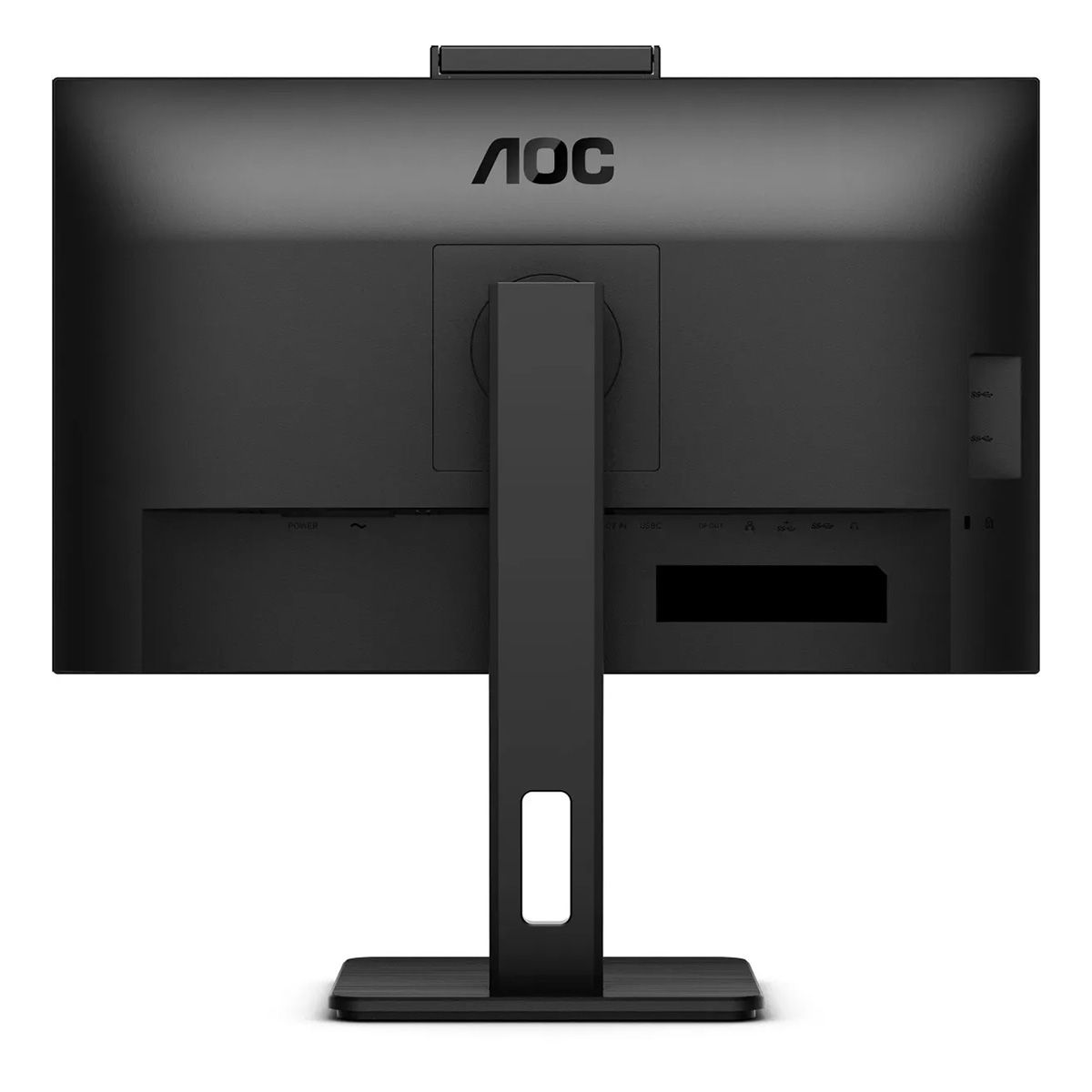 Монитор AOC 23.8" 24P3QW Black (IPS, 1920x1080, 2xHDMI+DP, USB Hub, 4 ms, 178°/178°, 300 cd/m, 50M:1 (1000:1), 75Hz, MM, Camera, Pivot)