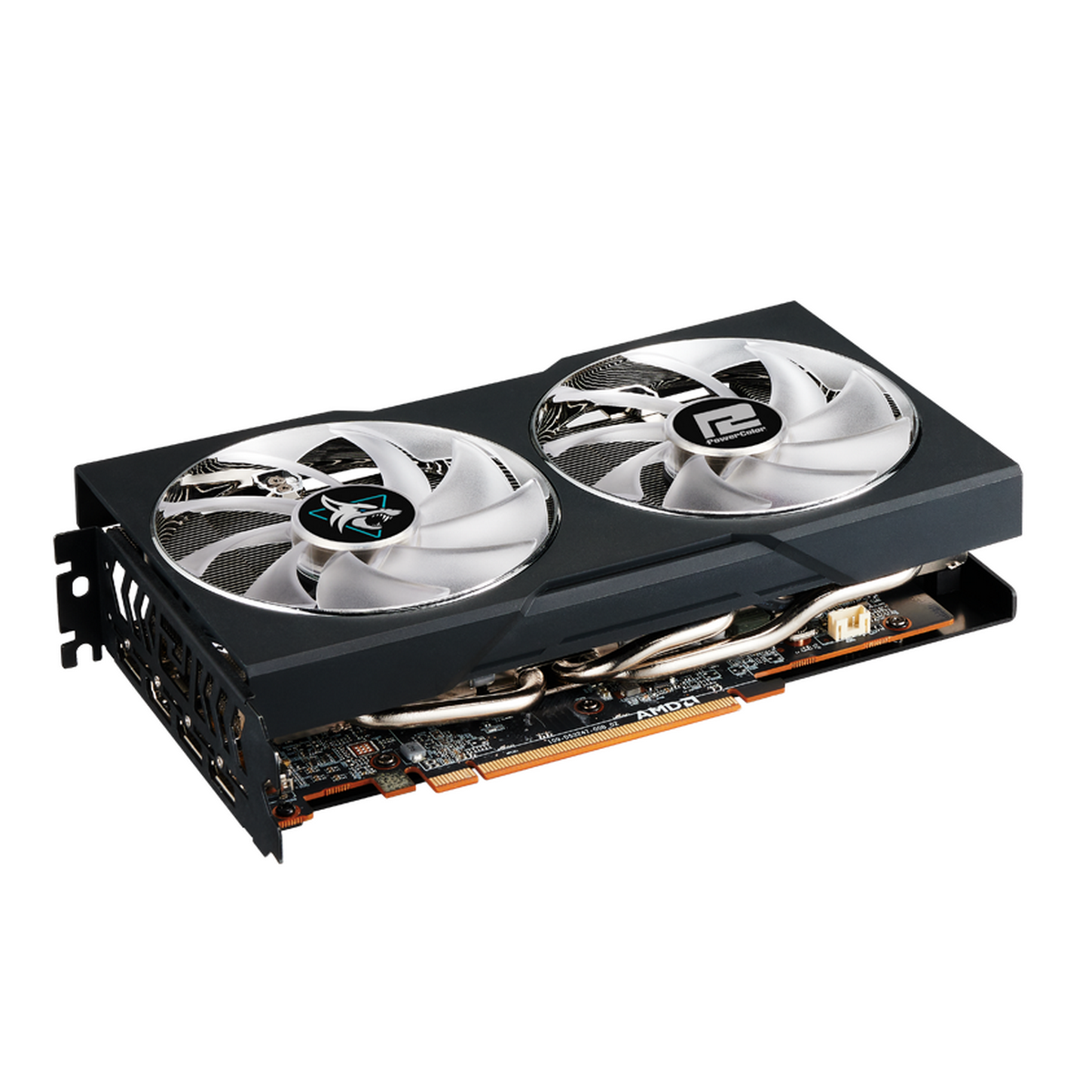 Видеокарта PowerColor RX7600 Hellhound 8GB GDDR6 128-bit DPx3 HDMI 2FAN RTL
