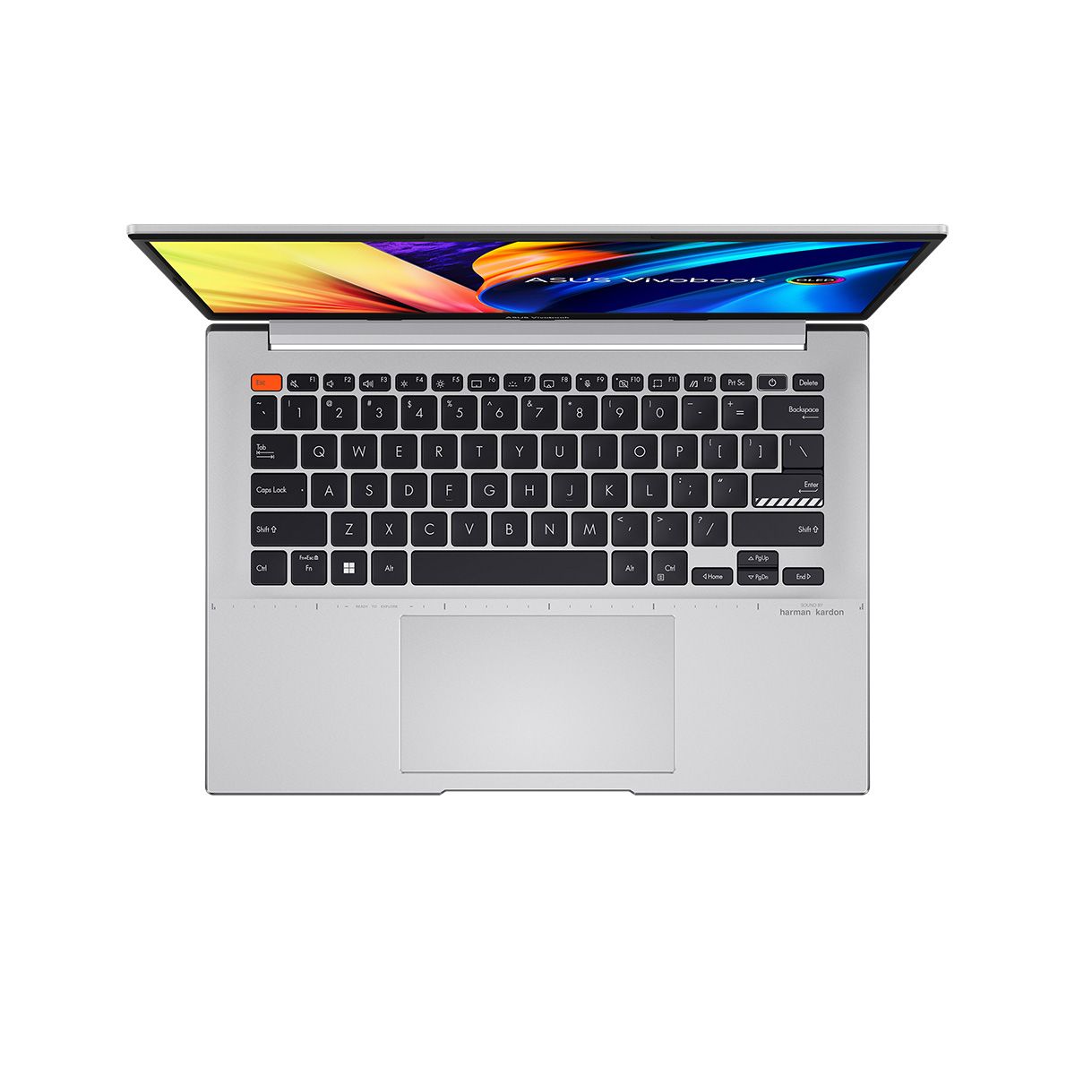 Ноутбук ASUS VivoBook S 14 M3402RA-KM081 AMD Ryzen 7 6800H/16GB/SSD1TB/14"/2.8K (2880x1800)/OLED/90Hz/NoOS/Neutral Grey (90NB0WH1-M00370)