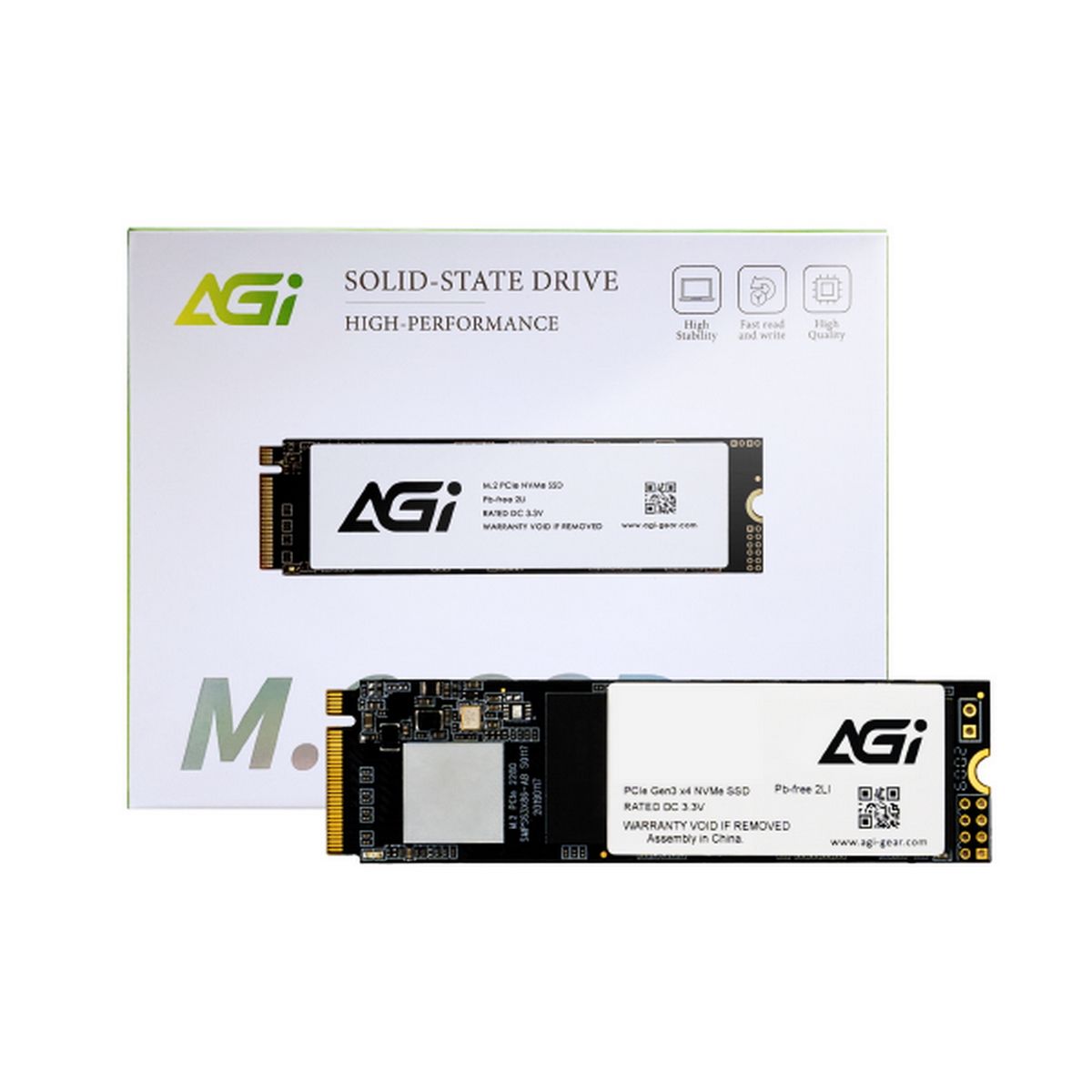Твердотельный накопитель SSD AGI AI298 M.2 2280 1TB Client SSD PCI-E 3.x x4, 3D NAND