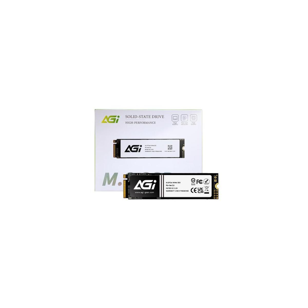 Твердотельный накопитель SSD AGI AI818 M.2 2280 1TB Client SSD PCI-E 4.0 x4, 3D NAND QLC